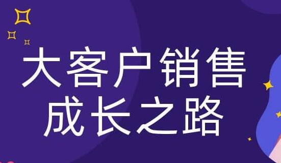 《大客户销售成长之路》一个卓越销售是怎样炼成的