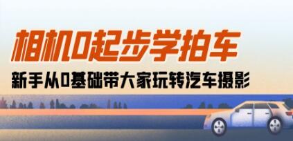《相机0起步学拍车》新手从0基础带大家玩转汽车摄影