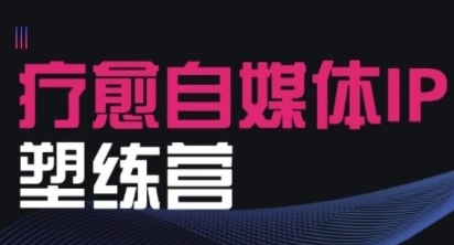 治愈自媒体IP训练营，专为疗愈领域从业者打造